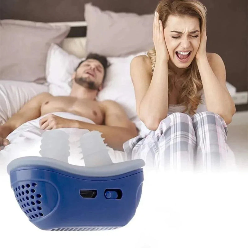 Anti Ronco Eletrônico Micro-CPAP - Sem tubo, Sem Máscara e Sem fios